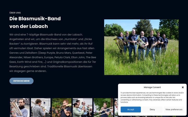 Screenshot of labachbrass.de