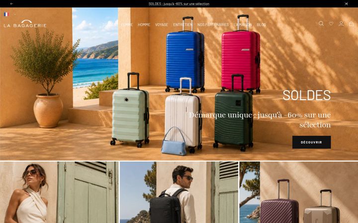 Screenshot of labagagerie.com