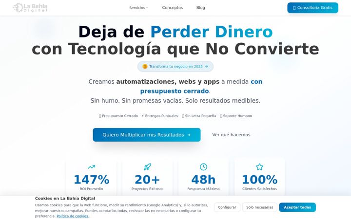 Screenshot of labahiadigital.es