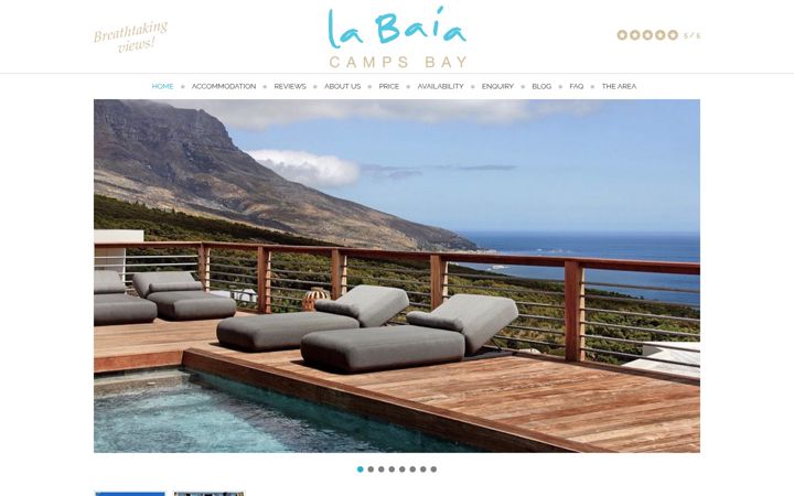 Screenshot of labaia-campsbay.com