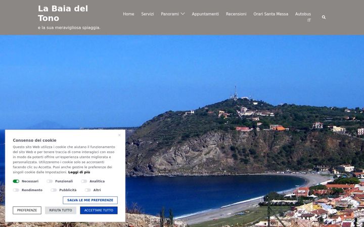Screenshot of labaiadeltono.altervista.org