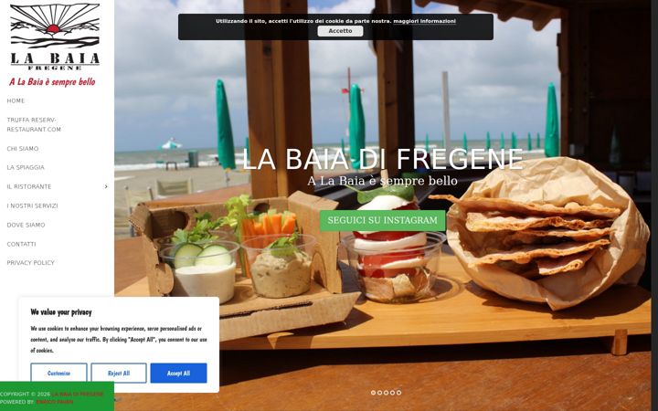 Screenshot of labaiadifregene.it