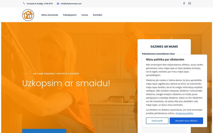 Screenshot of labakomanda.com