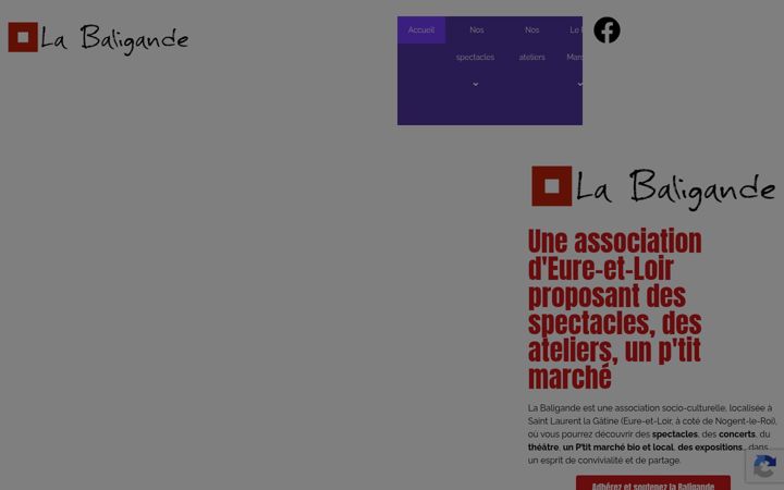 Screenshot of labaligande.org