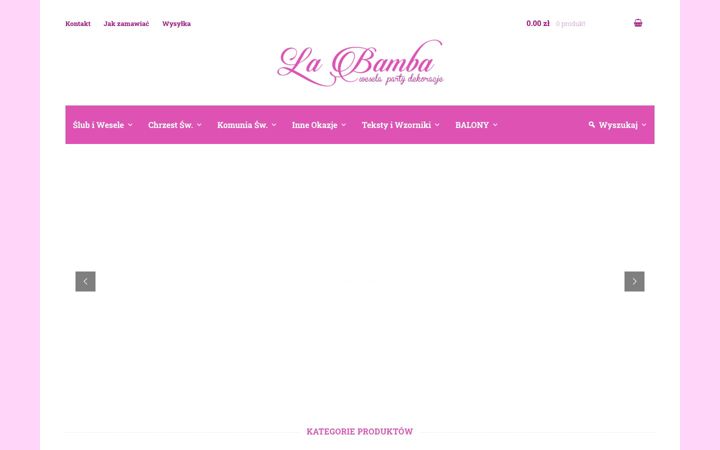 Screenshot of labamba.com.pl