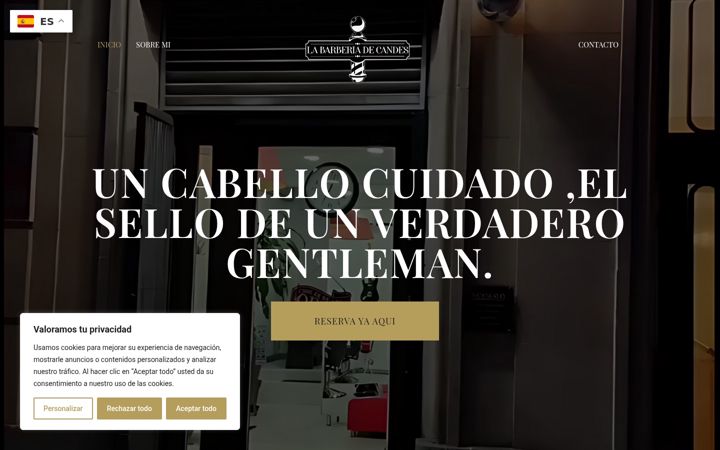 Screenshot of labarberiadecandes.com
