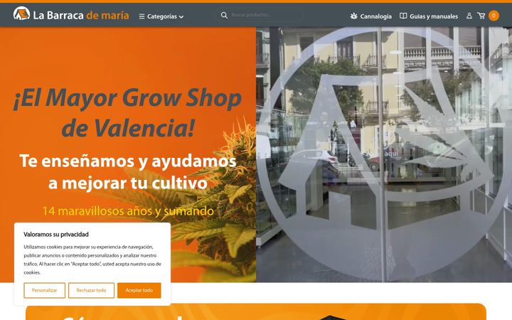 Screenshot of labarracademaria.com
