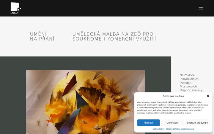 Screenshot of labart.cz