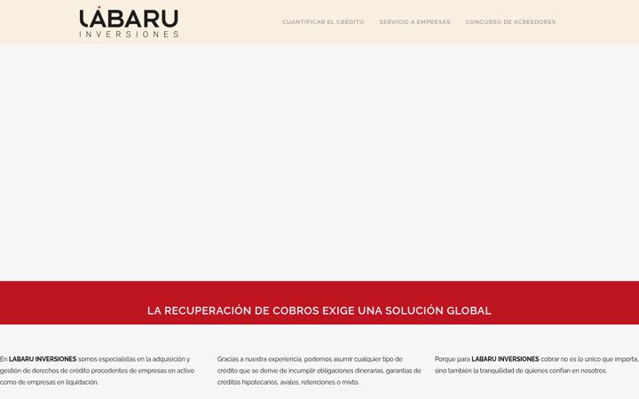 Screenshot of labaruinversiones.com