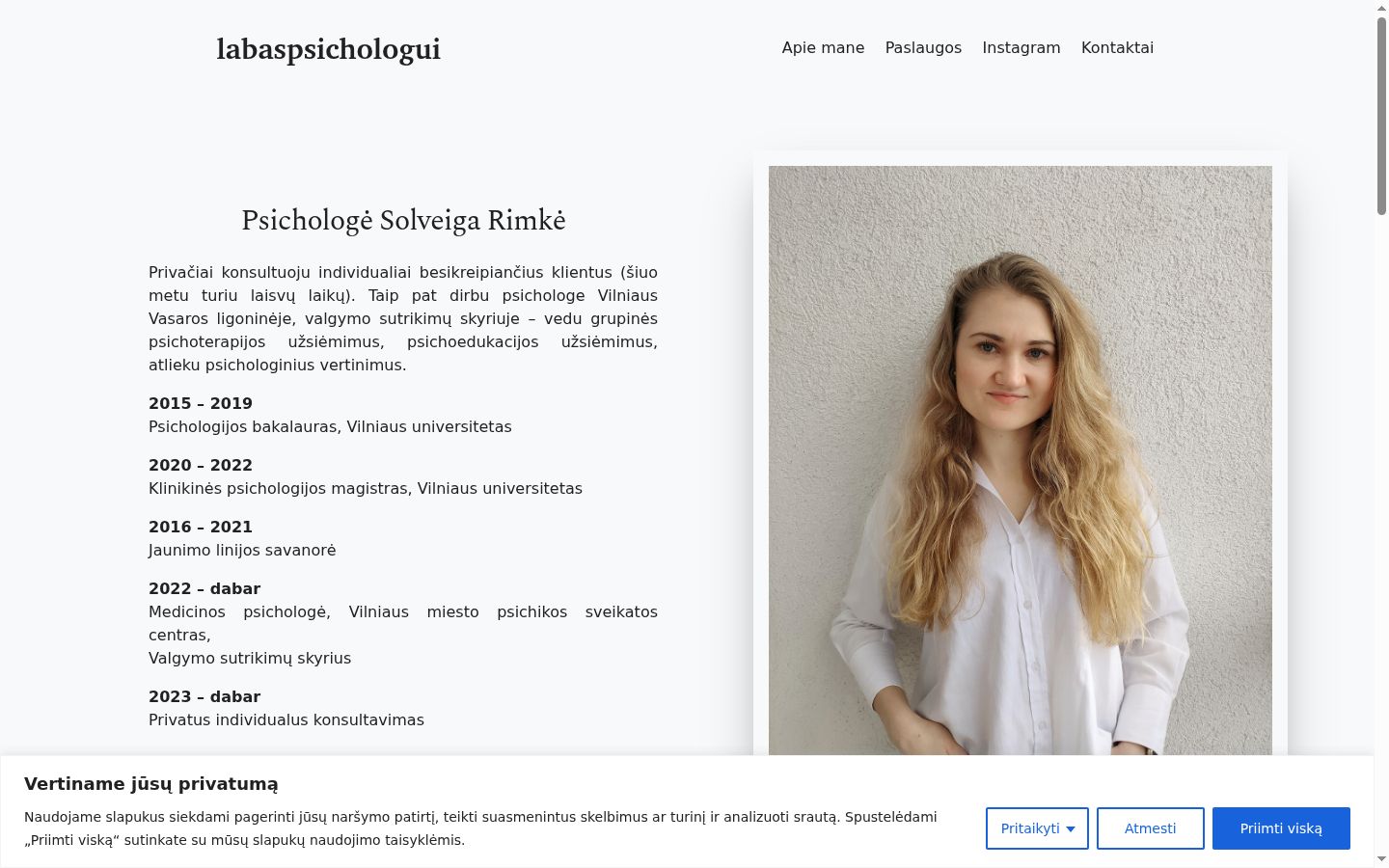 Zrzut ekranu banera zgody wyświetlanego przed jakąkolwiek interakcją