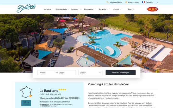 Screenshot of labastiane.com