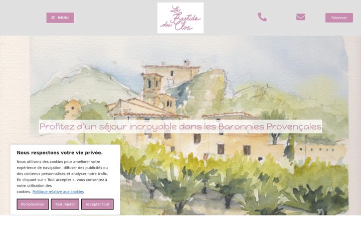 Screenshot of labastideduclos.com