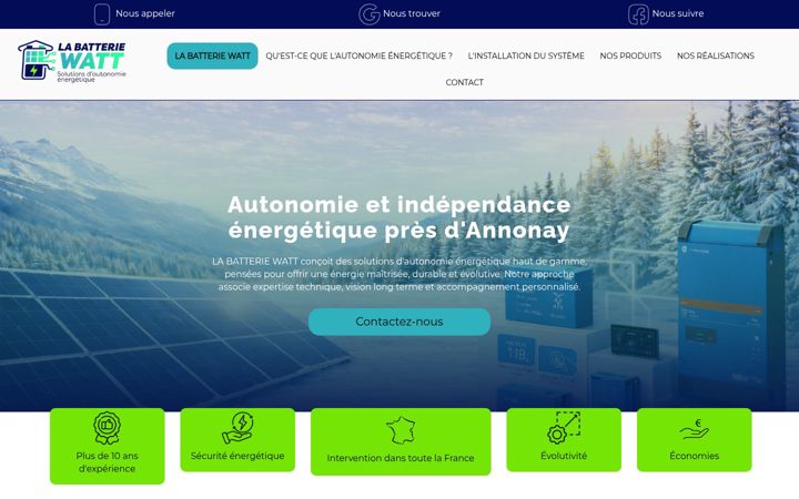 Screenshot of labatteriewatt.fr