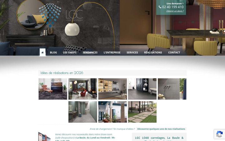 Screenshot of labaule-carrelage.com