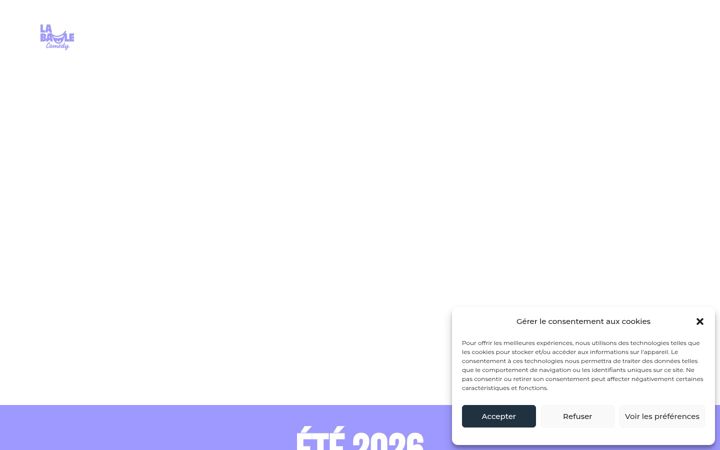 Screenshot of labaulecomedy.fr