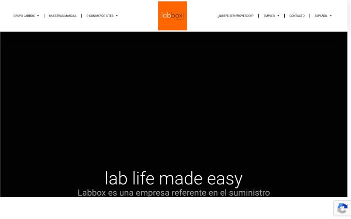 Screenshot of labbox.com