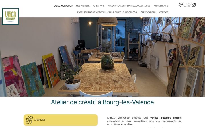 Screenshot of labcdworkshop.fr
