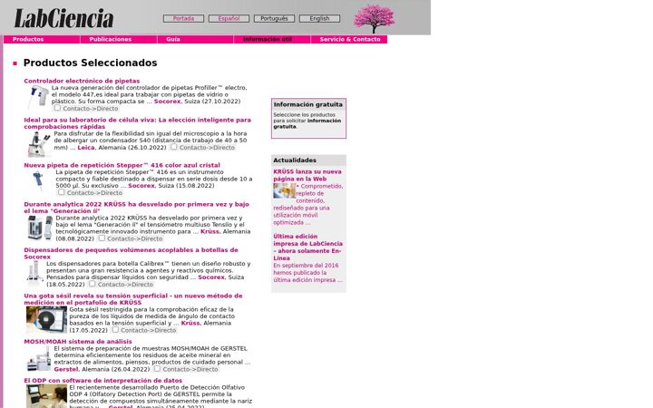 Screenshot of labciencia.com
