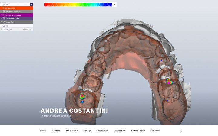 Screenshot of labcostantini.it
