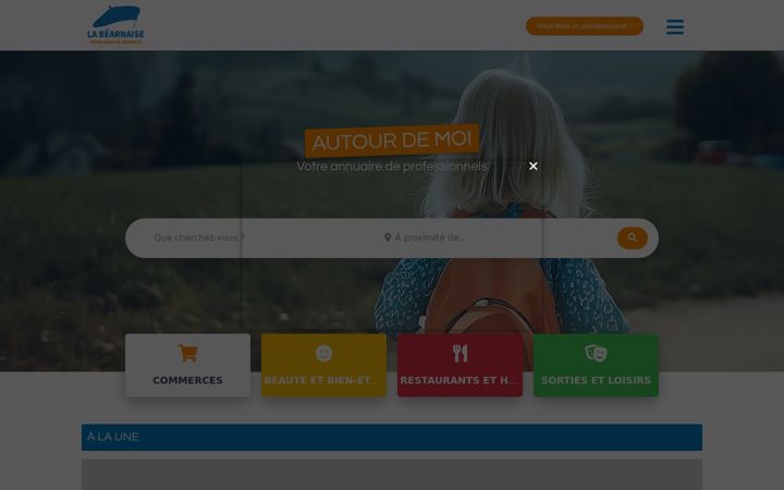 Screenshot of labearnaise.com