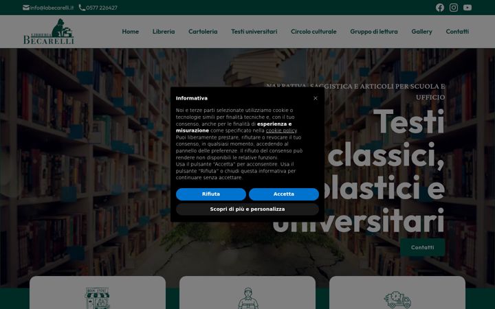 Screenshot of labecarelli.com