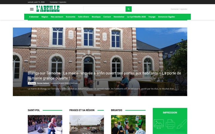 Screenshot of labeilledelaternoise.fr