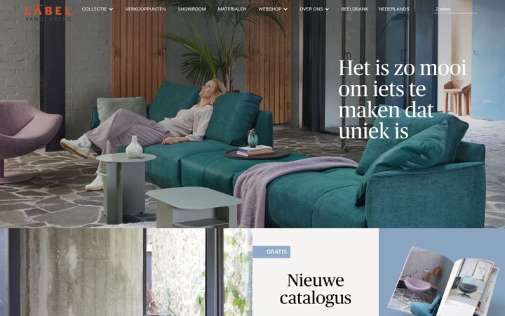 Snímek obrazovky label.nl