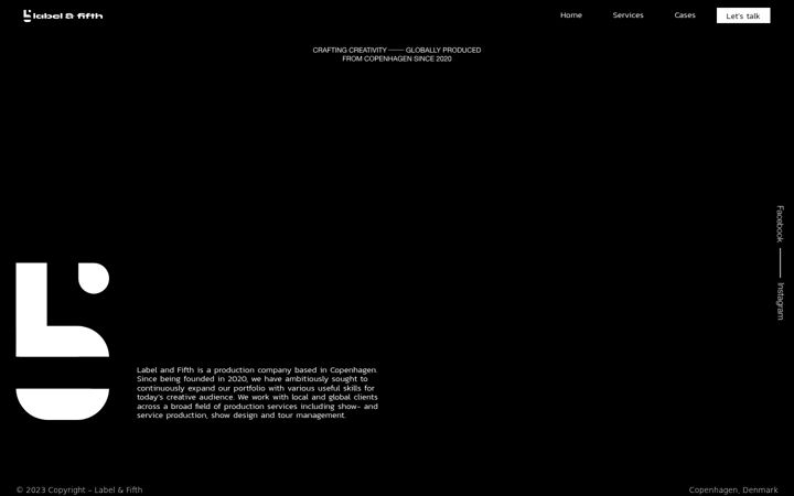 Screenshot of labelandfifth.com