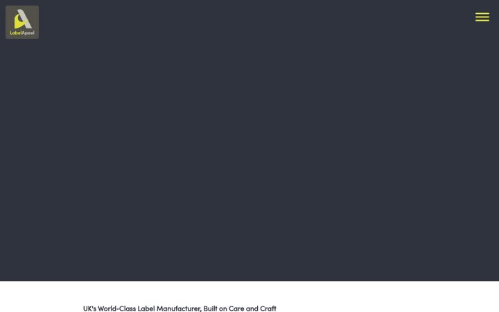 Screenshot of labelapeel.co.uk
