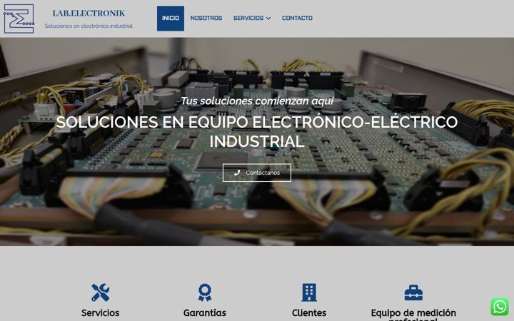 Screenshot of labelectronik.com