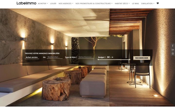 Screenshot of labelimmo.fr