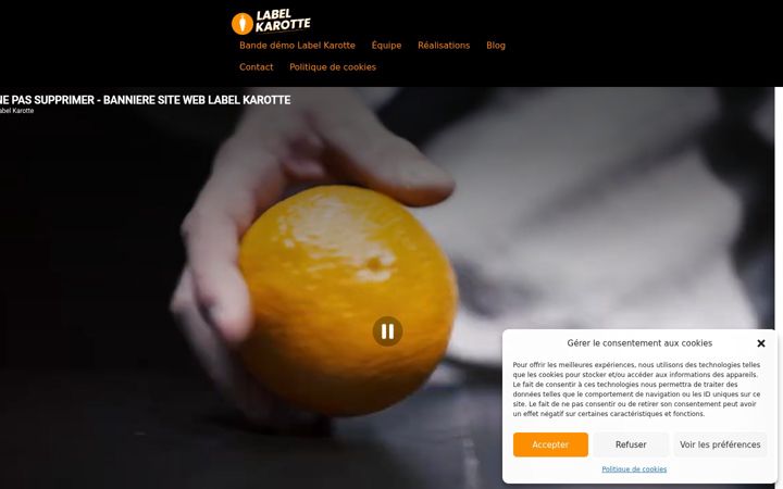 Screenshot of labelkarotte.com