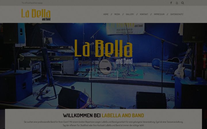Screenshot of labella-band.de