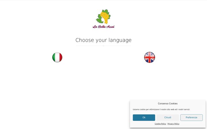 Screenshot of labellaassai.it