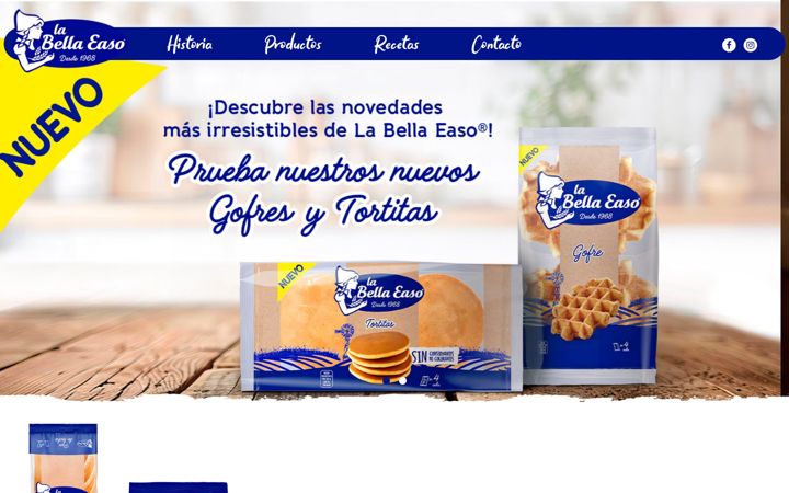 Screenshot of labellaeaso.es