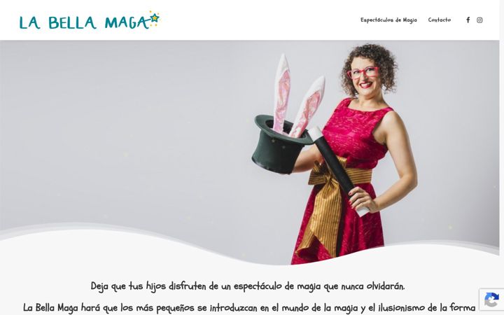 Screenshot of labellamaga.es