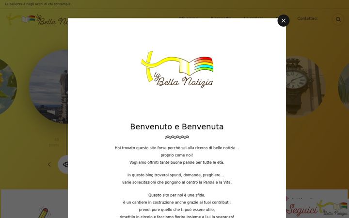 Screenshot of labellanotizia.it