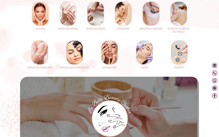 Screenshot of labelle-beautycenter.fr