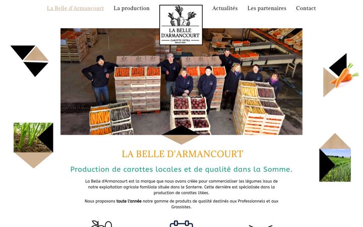 Screenshot of labelledarmancourt.fr