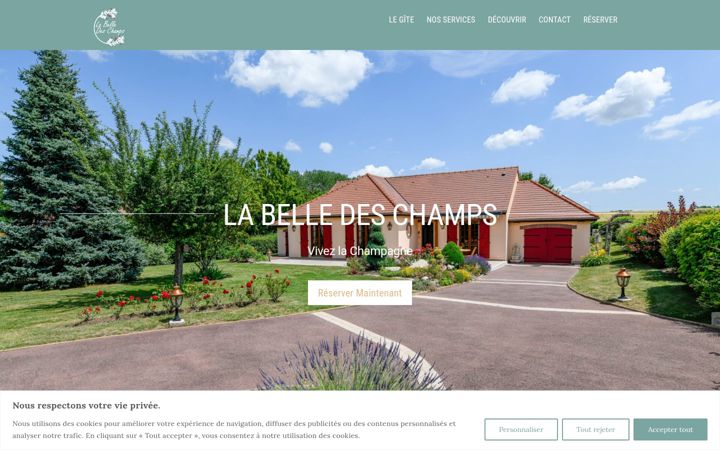 Screenshot of labelledeschamps.fr