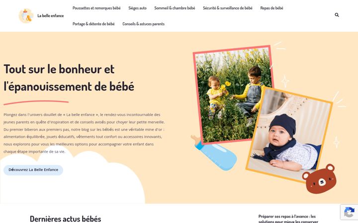 Screenshot of labelleenfance.com