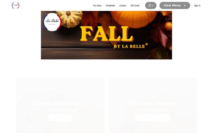 Screenshot of labellefrenchbakery.com