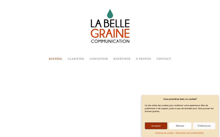 Screenshot of labellegraine.fr