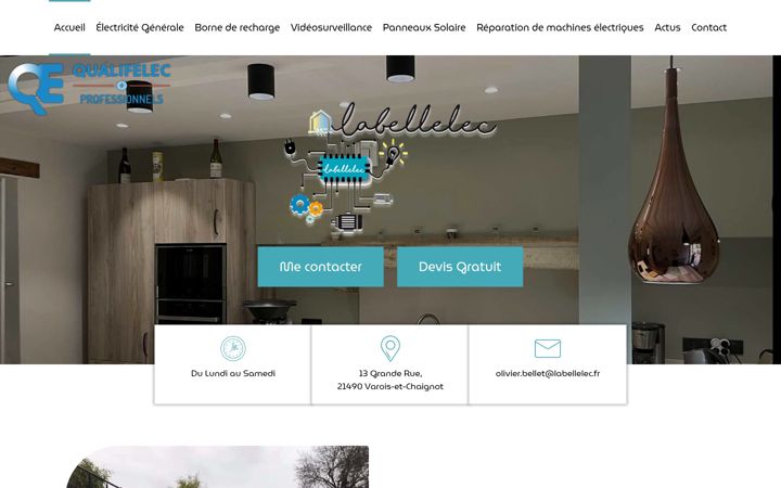 Screenshot of labellelec.fr