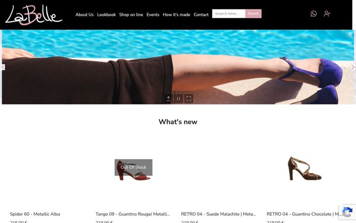 Screenshot of labelleshoes.eu