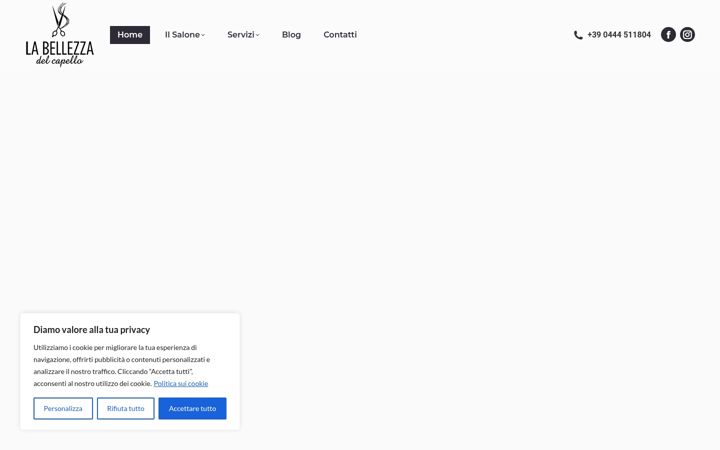 Screenshot of labellezzadelcapello.it