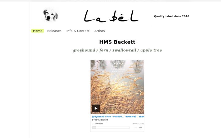 Screenshot of labelnetlabel.com