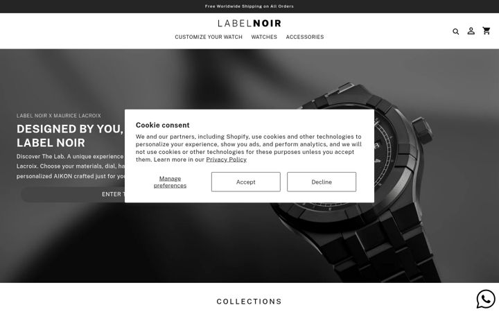 Screenshot of labelnoir.com