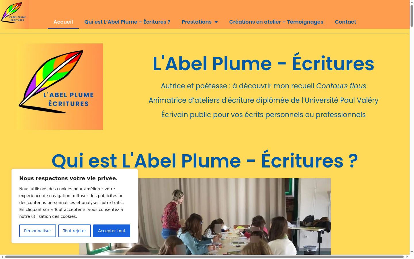 Screenshot tal-banner tal-kunsens muri qabel kwalunkwe interazzjoni