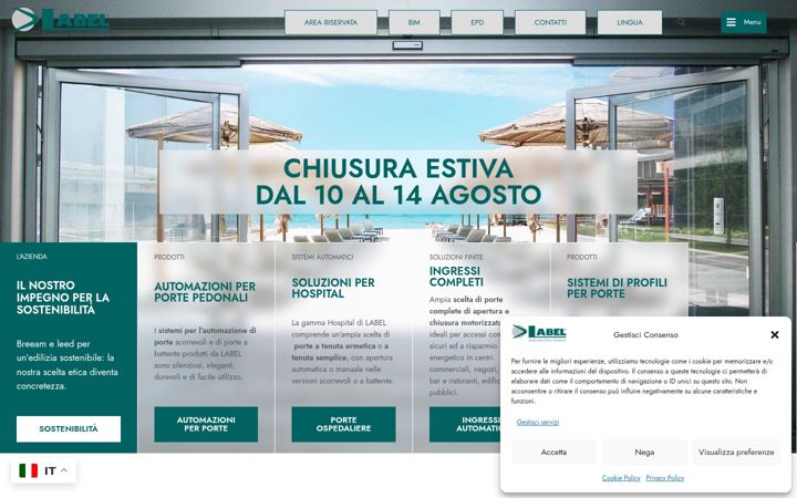 Screenshot of labelspa.com